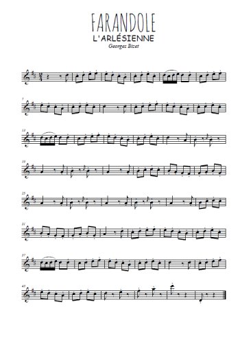 Farandole de L'Arlésienne de Bizet